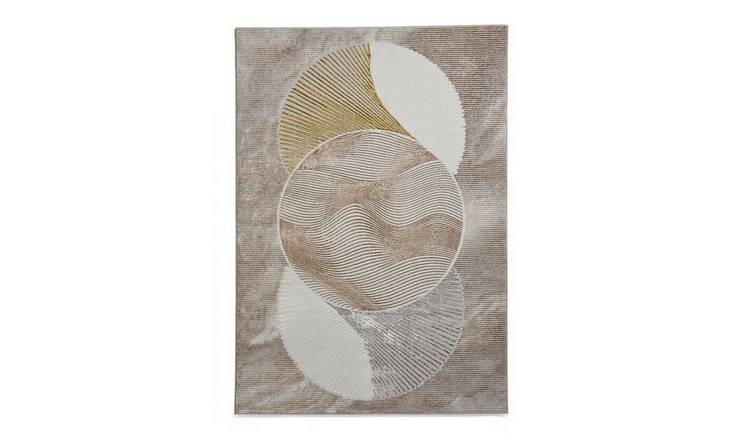 Mega Flooring Multi Modern Geometric Rug - 120 x 170cm
