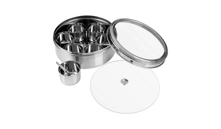 Orsina Syd Set of 7 Spice Storage Container with Lid – Clear