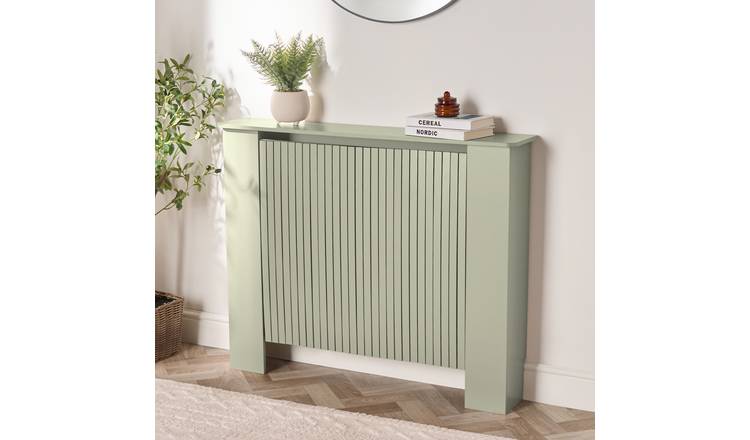 OHS Ribbed Radiator Cover - Sage - Medium