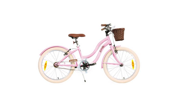 Dino Bikes Retro 20" Kids Pedal Powered Bike - Pink