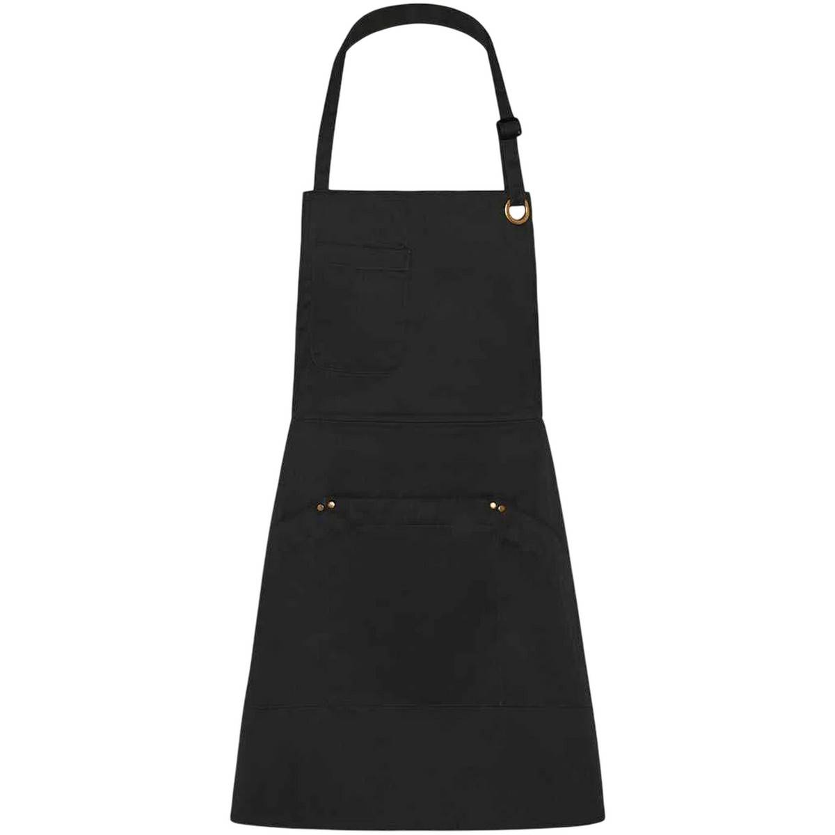 Dennys Unisex Adult Le Chef Full Apron - Black - Image 1