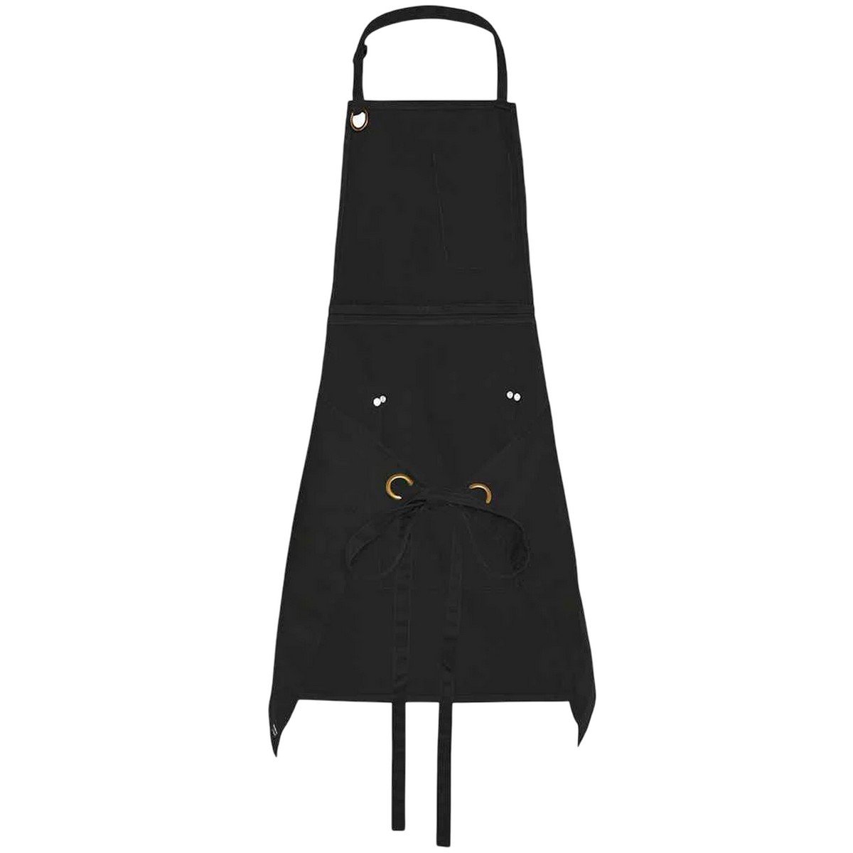 Dennys Unisex Adult Le Chef Full Apron - Black - Image 2