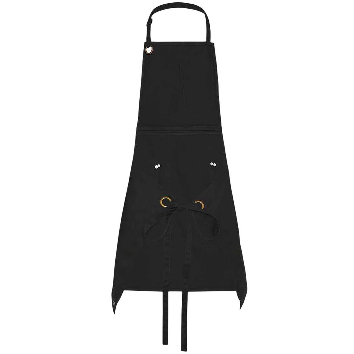Dennys Unisex Adult Le Chef Full Apron - Black - Image 2