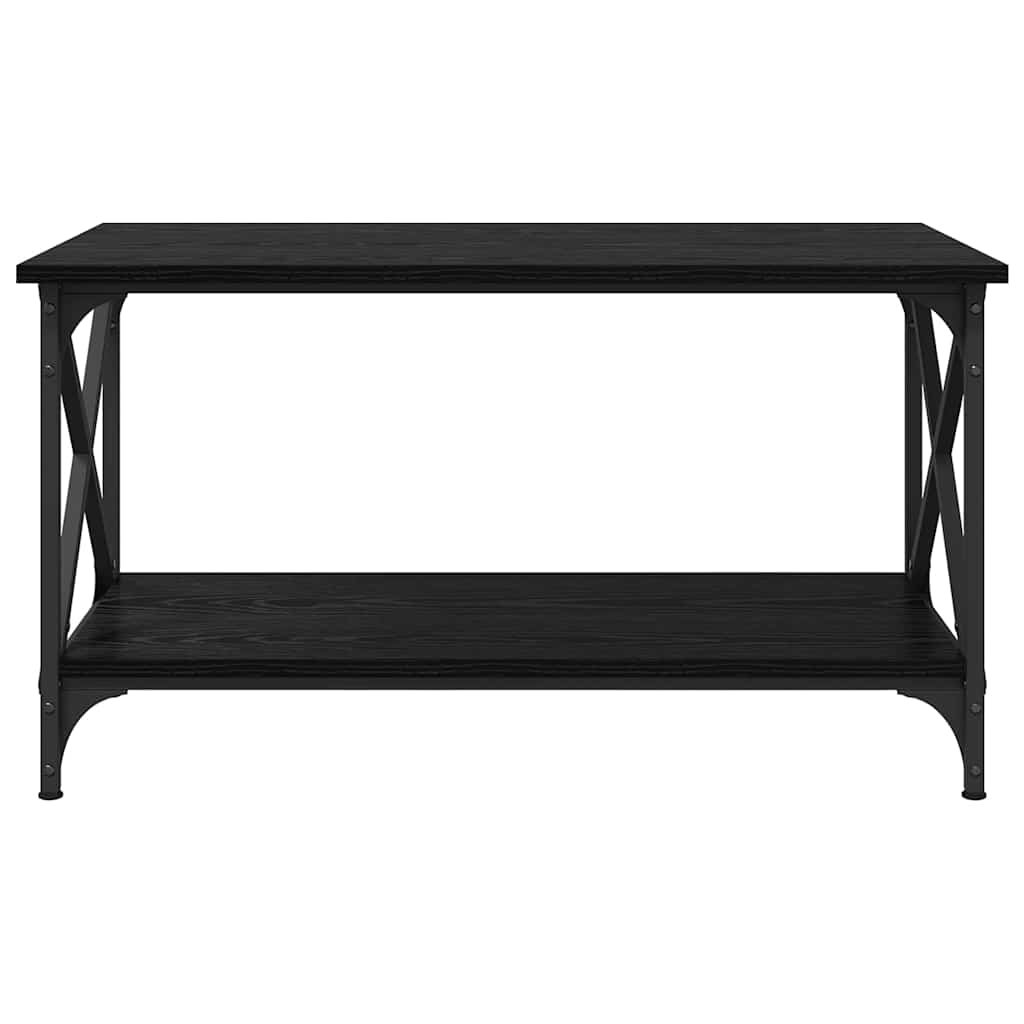 Walplus Engineered Wood Coffee Table - Dark Oak - 80 x 45 x 45.5 cm - Image 4