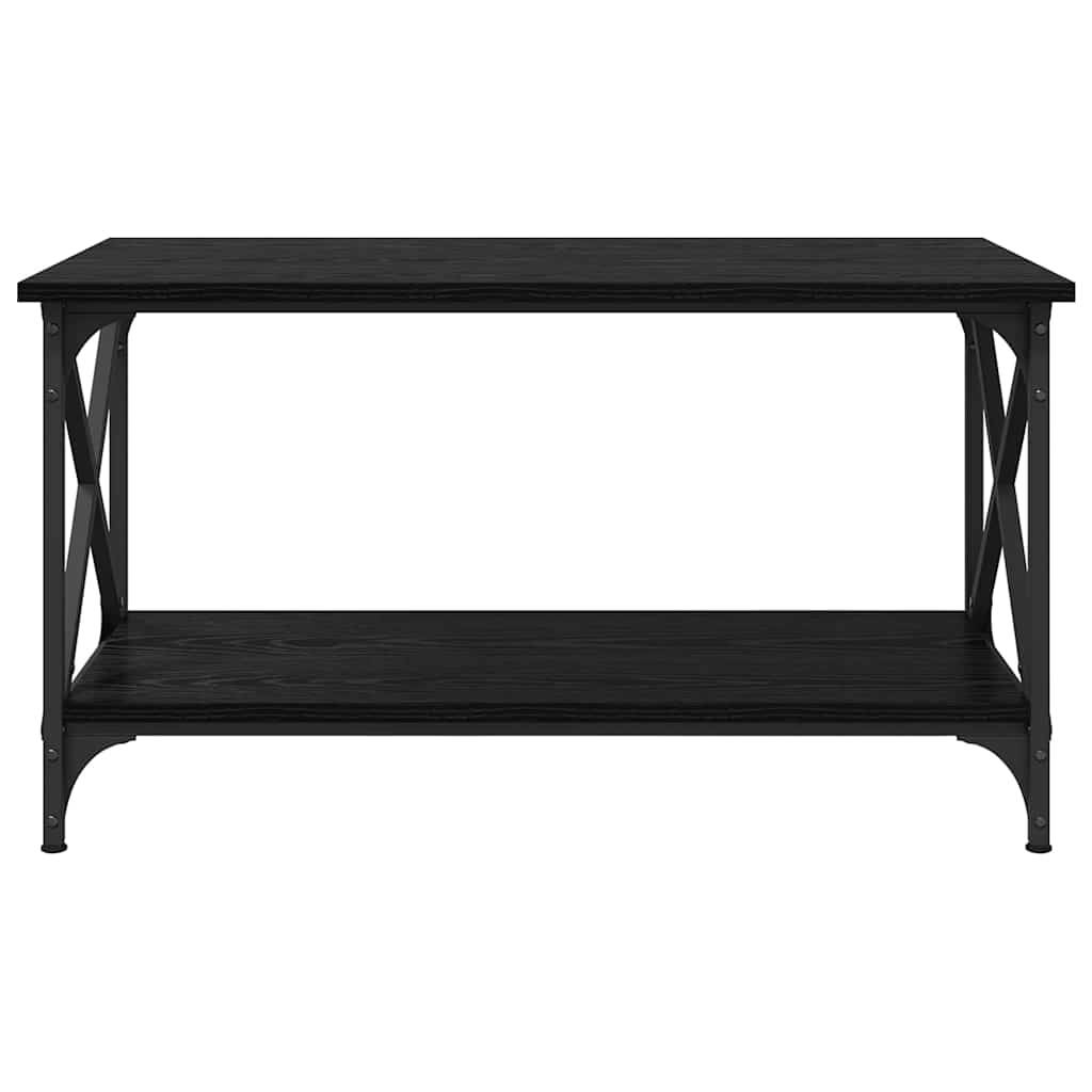 Walplus Engineered Wood Coffee Table - Dark Oak - 80 x 45 x 45.5 cm - Image 4