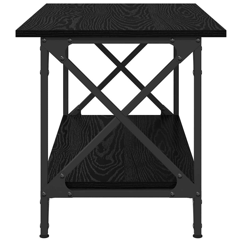 Walplus Engineered Wood Coffee Table - Dark Oak - 80 x 45 x 45.5 cm - Image 5