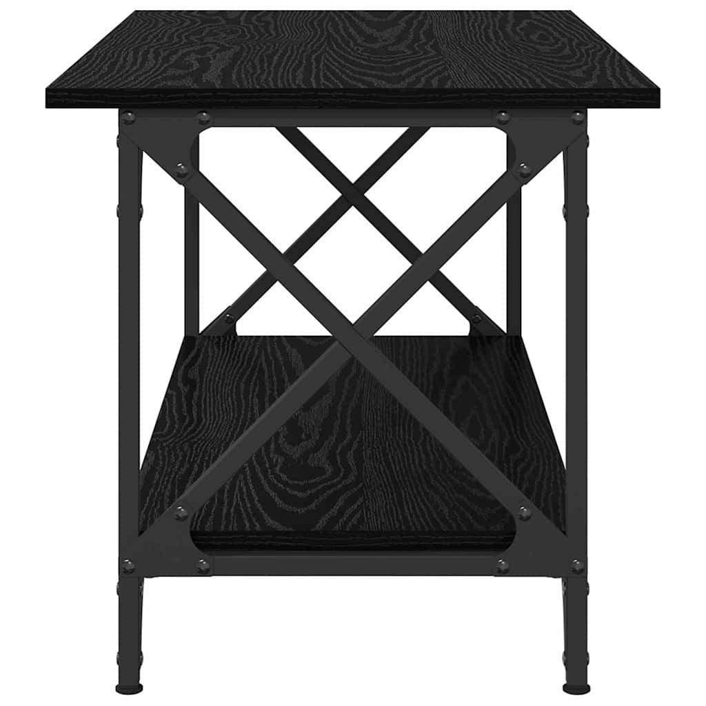 Walplus Engineered Wood Coffee Table - Dark Oak - 80 x 45 x 45.5 cm - Image 5