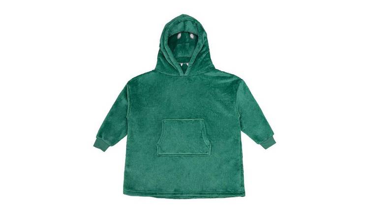 Brand Lab Kids Dinosaur Hooded Green Blanket Hoodie - 5-8 Years