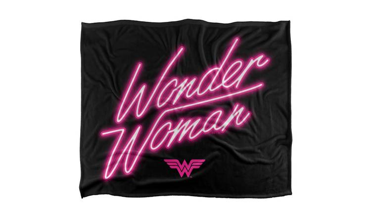 Wonder Woman Neon Logo Blanket - 152cm x 127cm