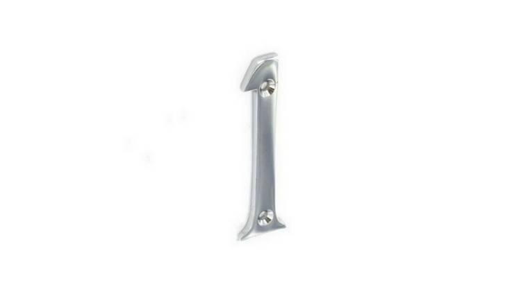Securit 1 Chrome Door Number - Chrome