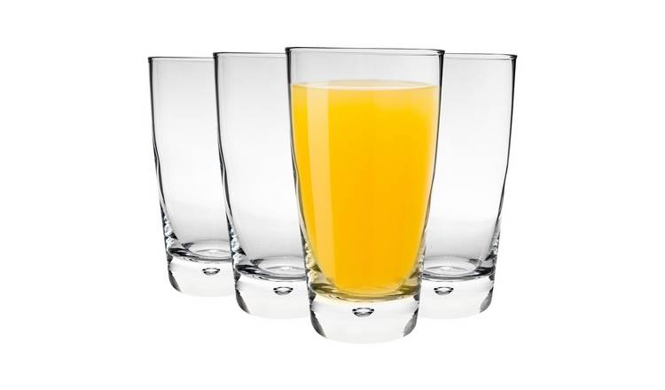 Bormioli Rocco Luna Highball Glasses - 340ml - Pack of 4