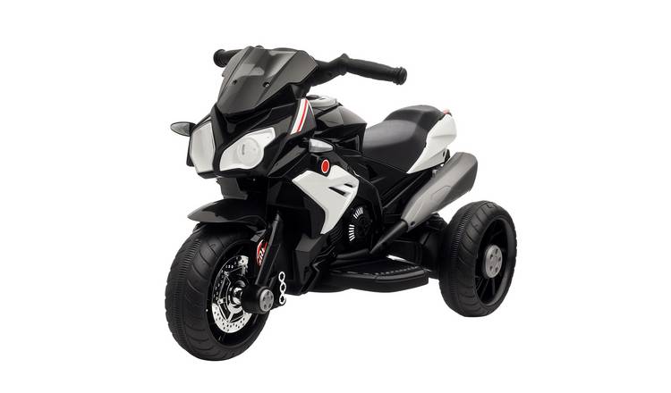 HOMCOM 3-5 Years 6V Lights Music and Horn Electric Ride On Motorcycle – Black