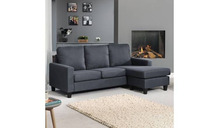 Artemis Home Modbury Reversible Corner Sofa - Dark Grey