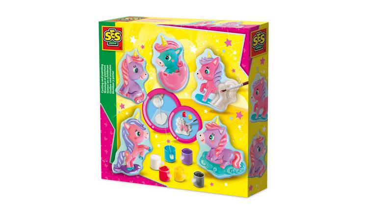 SES Creative Baby Unicorns Casting and Painting Craft Set - Age 5+
