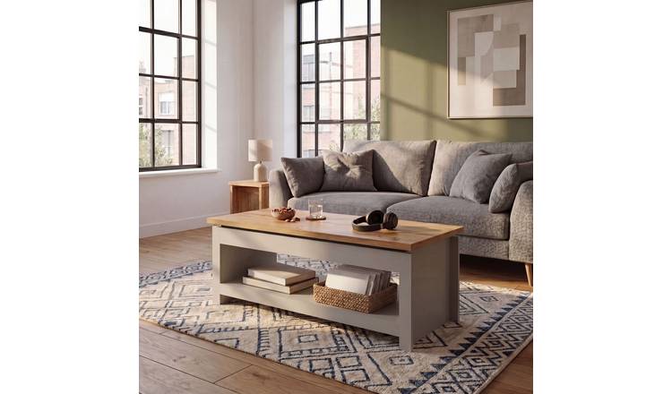 Vida Designs Arlington Sliding Top Coffee Table - Grey