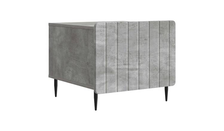 Walplus Engineered Wood Coffee Table - Concrete grey - 49 x 50 x 42 cm