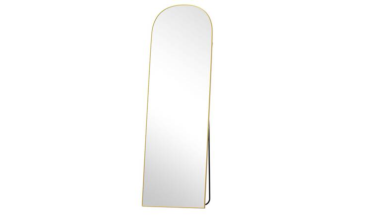 Rattantree Arched Aluminium Alloy Full Length Mirror - Gold