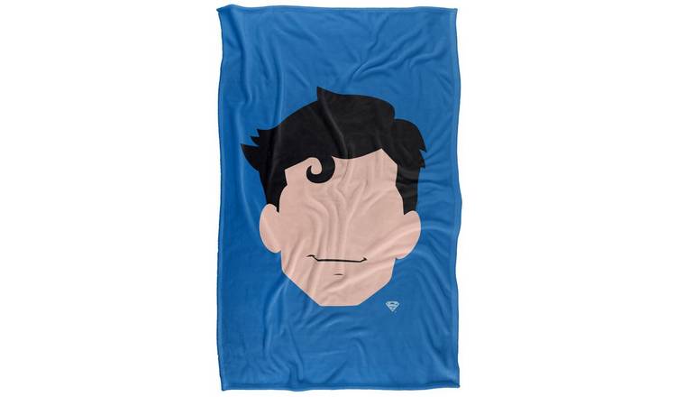 Superman Face Soft Touch Blanket - 152cm x 127cm