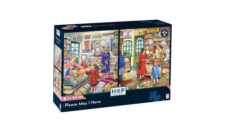 The House of Puzzles Please May I Have 2 x BIG 500 Piece Jigsaw Puzzles