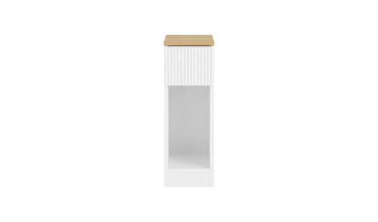 SoBuy 1 Drawer 1 Tier Slim Bedside Table - White
