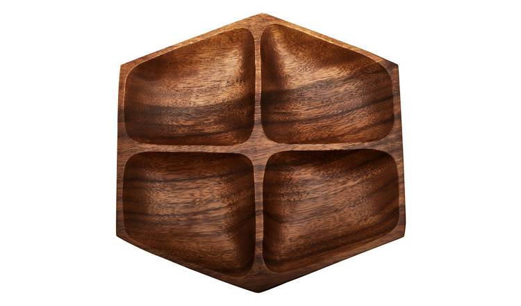Orsina Kora Acacia Large Four Section Serving Dish