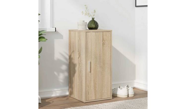 Walplus Engineered Wood Shoe Cabinet - Sonoma Oak - 32 x 35 x 70 cm