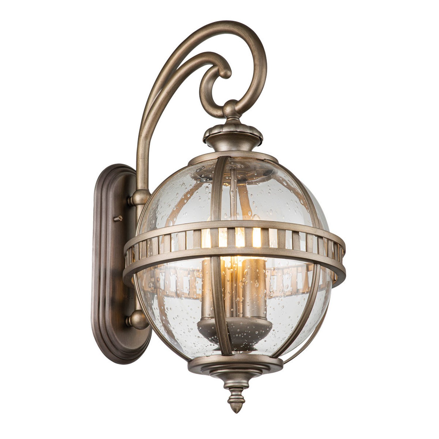 Elstead Kichler 3 Arm Wall Light - Burnished Bronze - Image 1