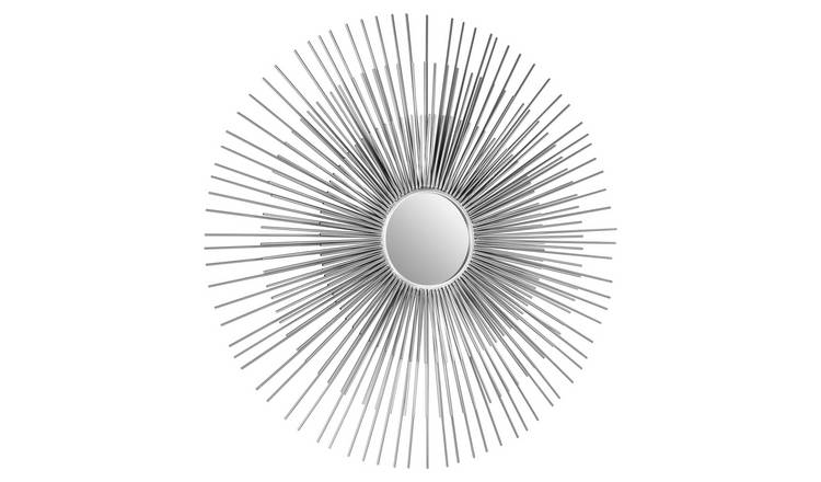 Orsina Cristi Finish Wall Mirror – Silver