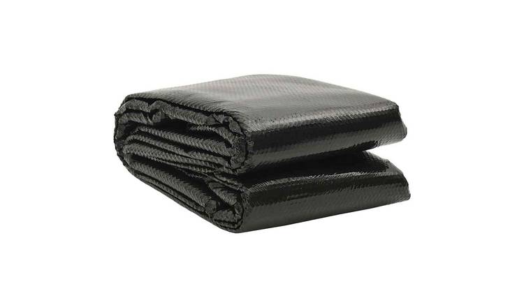 Walplus Polyethylene Pool Cover - Black - 450 x 220 cm