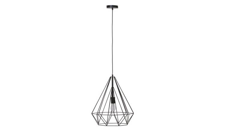 Orsina Wyra Conical Pendant light - Black