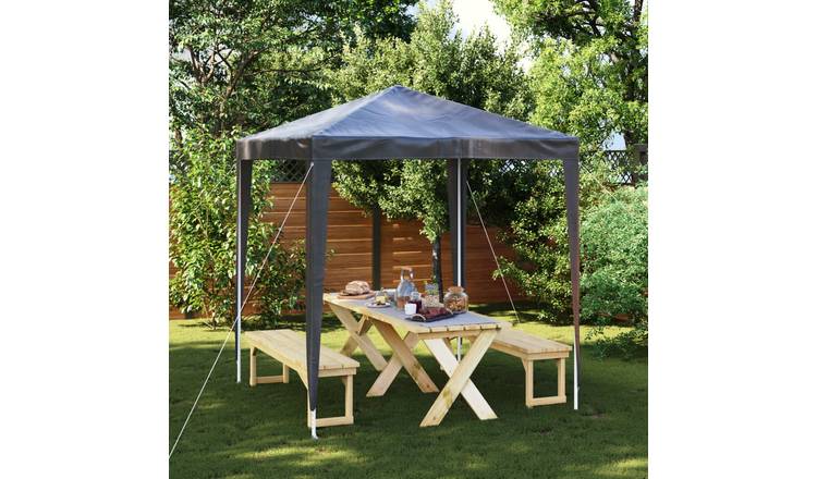 Walplus 2 x 2 m Professional Party Tent - Anthracite