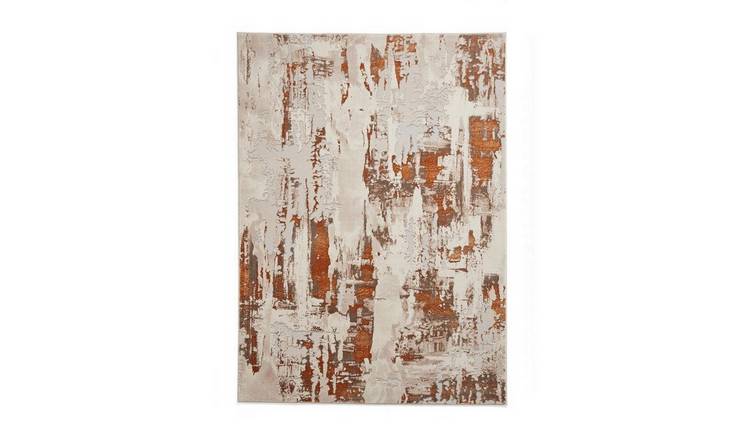 Mega Flooring Grey Modern Abstract Rug - 80 x 150cm