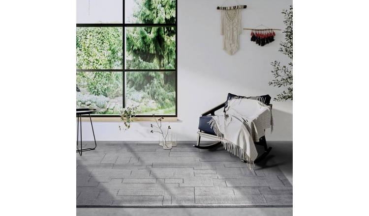 Villeroy & Boch Grey 1906 Wilhelmine Wool Rug - 80 x 150cm