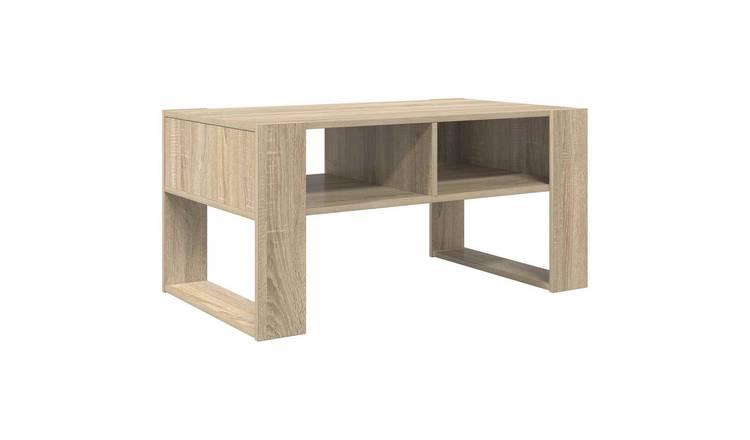 Walplus Engineered Wood Coffee Table - Light Oak - 92 x 53 x 45 cm