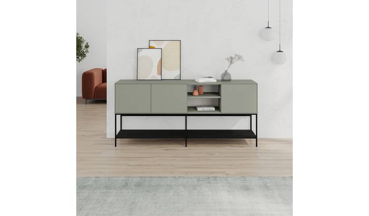 Decortie Amira 3 Door Sideboard - Sage Green