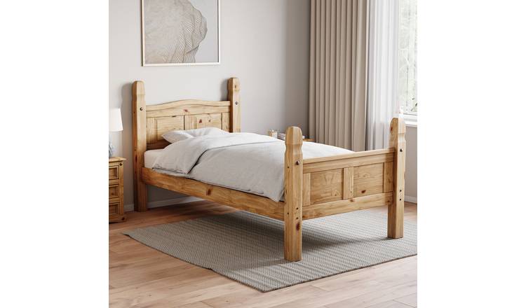 Vida Designs Corona Single High Foot Bed End - Pine