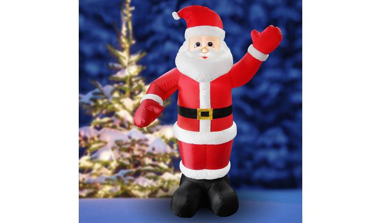 Energy Light Bulbs LED Inflatable Santa Christmas Decoration - 6ft