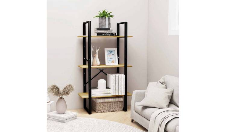 Walplus Solid Pine Wall Shelf - Brown - 60 x 30 x 105 cm