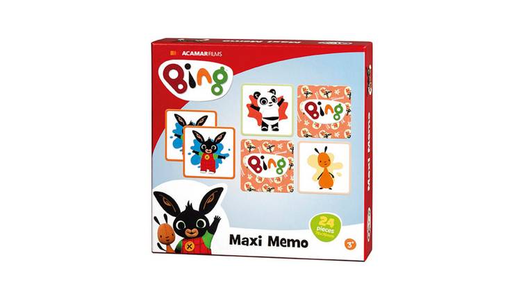 Totum Bing Bunny Maxi Memo Pairs Match Up Memory Game Childrens Toy