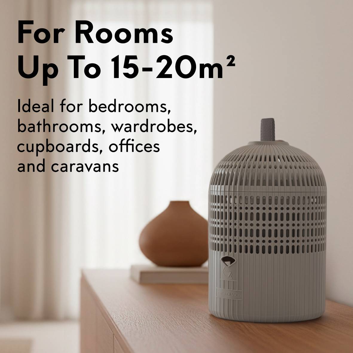 Tors+Olsson 950ml Non Electric Dehumidier - Sage Green - Image 3