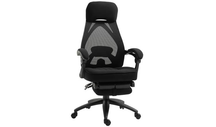 Vinsetto High Back Swivel Office Desk Chair - Black