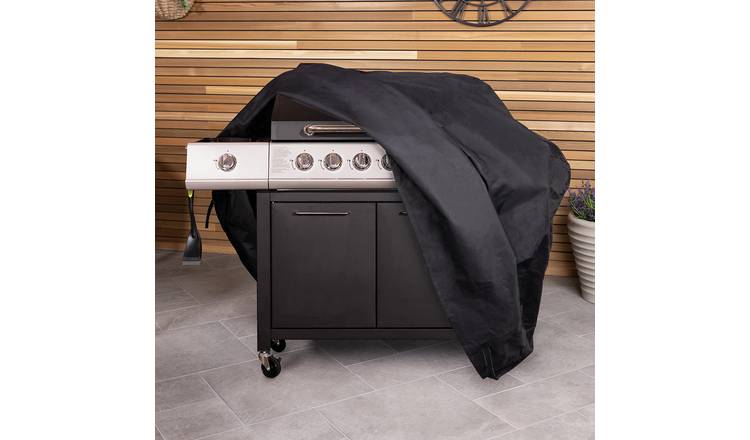 Charles Bentley Waterproof Gas Charcoal Premium BBQ Cover Extra Large - Black