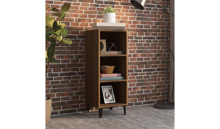 Walplus Engineered Wood Sideboard - Chestnut - 34.5 x 32.5 x 90 cm