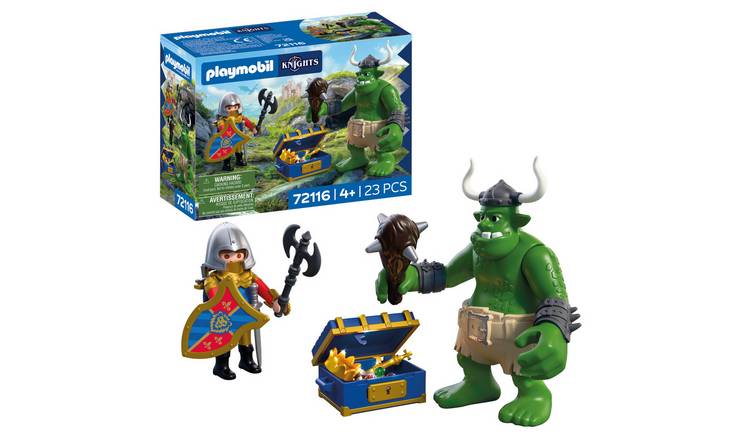 Playmobil Troll with Lion Knight Treasure