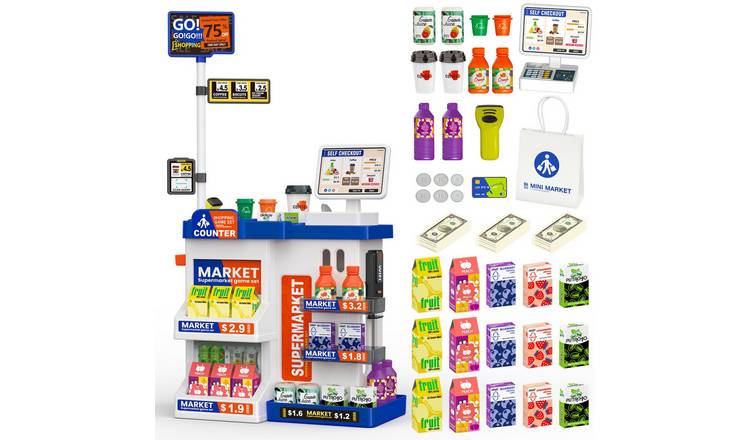 deAO  Supermarket Playset - Blue