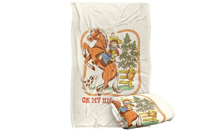 Steven Rhodes On My High Horse Soft Touch Blanket - 147cm x 91cm