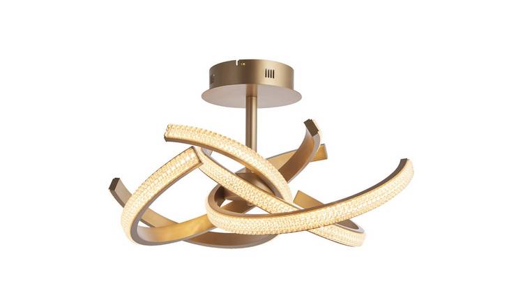 Loops Direct LED Ceiling Light - Satin Gold