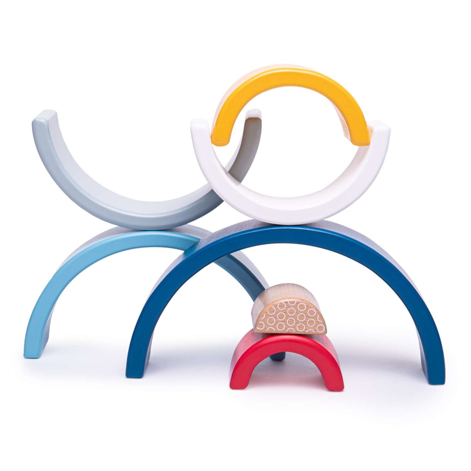 Bigjigs Toys Rainbow Arches 18 Months + - Image 5