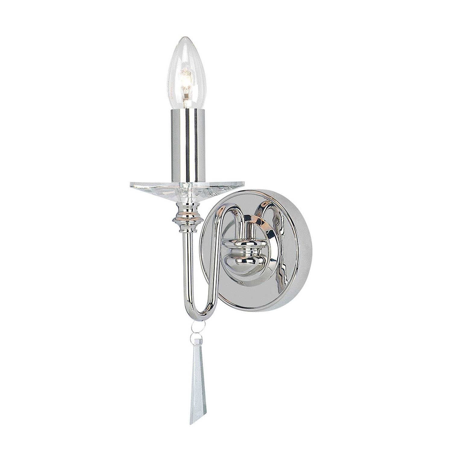 Elstead Finsbury Wall Light - Polished Nickel - Image 1