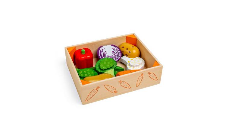 Bigjigs Toys Vegetable Crate - 18 Months +
